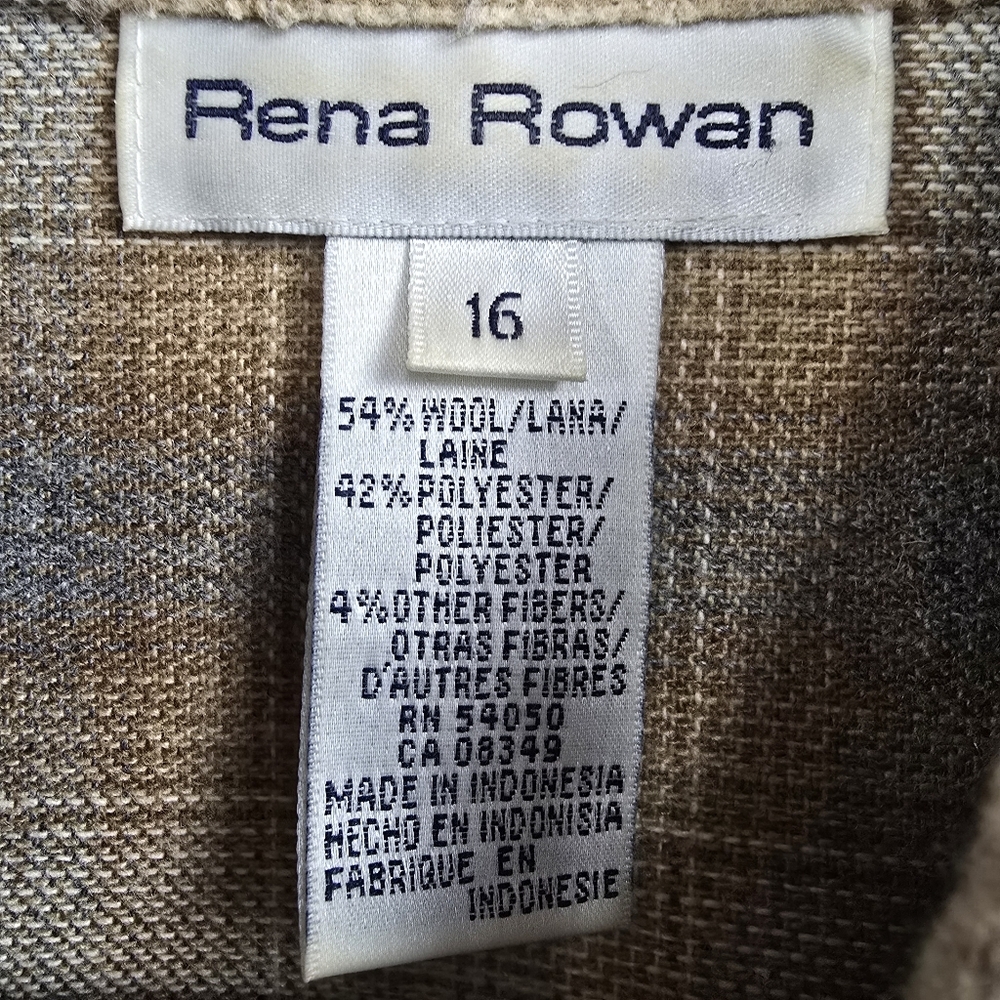 Vintage Wool Plaid Shacket - Picture 4 of 11